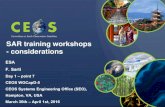 Committee on Earth Observation Satellites SAR training …ceos.org/.../Presentations/6_Sarti_WGCapD-5_SAR-Training.pdf · 2016. 3. 30. · Committee on Earth Observation Satellites