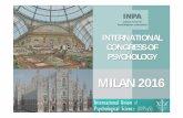 INTERNATIONAL CONGRESS OF PSYCHOLOGY x il sito europsy/Modulistica/ICP - Milan... · English word millinery, referring to women's hats, is derived from the name of the city. MILAN