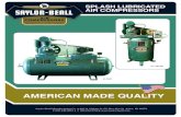 AMERICAN MADE QUALITY - Saylor Beall Air Compressors · Saylor-Beall uses piston rings speciﬁcally designed for two-stage air compressors. They have a special taper and an overlapping