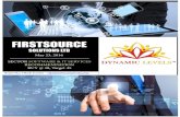 Dynamic Levels Firstsource Solutions · Company Overview EXCHANGE SYMBOL FSL Current Price * (Rs.) 38.30 10.00 52 Week High (Rs.) (01-Dec-15) 45.90 52 Week Low (Rs.) (24-Aug-15) 24.20