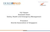 Viji Vijayan Assistant Dean Safety, Health and Emergency ...climvib.eu/wp-content/uploads/2015/11/Vijayan_Biosecurity-Milan-20… · Viji Vijayan Assistant Dean Safety, Health and