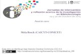 Mela Bosch (CAICYT-CONICET) - COnnecting REpositories · Humanidades Digitales + DIGITAL Ciencias Sociales y Humanidades 12 Las nuevas bibliotecas: de la información como commodity,