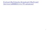 Evolved Multimedia Broadcast/Multicast Service (eMBMS) in ...TDDD66/timetable/2014/tddd66-2014-scalabl… · Service (eMBMS) in LTE-advanced Separation of control plane and data plane