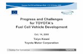 Progress and Challenges for TOYOTA’s Fuel Cell …...2005 Tokyo Motor Show Challenges of Infrastructure Development, 11 Hydrogen Pathways H2 Transport / Storage / Supply Refueling