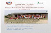 Government of Nepal Ministry of Industry Rural Enterprises ...rerp.moi.gov.np/storage/report_file/X7... · 6. The annual report is produced to share the progress and major achievements