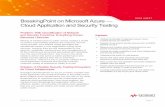 BreakingPoint® on Microsoft® Azure — Cloud Application and …€¦ · 12/07/2013  · Azure — Cloud Application and Security Testing . Problem: With Cloudification of Network