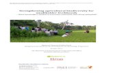 Strengthening agricultural biodiversity for …...Strengthening agricultural biodiversity for smallholder livelihoods — What knowledge is needed to overcome constraints and release