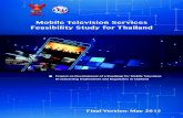 Mobile Television Services - NBTC · 2017. 6. 14. · Mobile Television Services: Feasibility study for Thailand 2 This report has been prepared by International Telecommunication