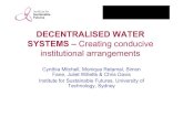 Decentralised Systems Davis - SSWM · 2018. 2. 12. · • Storage Pond – reduce drip irrigation installation costs and land application area. Public RMEs ... Decentralised ww facilities