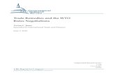 Trade Remedies and the WTO Rules Negotiationsnationalaglawcenter.org/wp-content/uploads/assets/crs/R... · 2018. 11. 29. · WTO Rules Negotiations ... for “clarifying and improving