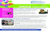 CHOICE Upper Hudson Planned ParenthoodREMARKS · Hudson Planned Parenthood from the drop-down menu. CHOICE Upper Hudson Planned ParenthoodREMARKS Celebrating 80 Years of Choice On