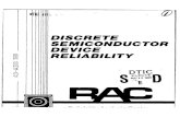 DISCRETE SEMICONDUCTOR DEVICE RELIABILITY · 2011. 5. 15. · semiconductor device reliability. It offers a detailed presentation of transistor, diode and optoelectronic device failure
