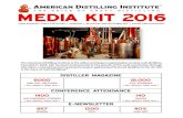 THE VOICE OF CRAFT DISTILLING Media Kit 2016 · American Distilling Institute ™ THE VOICE OF CRAFT DISTILLING ™ ® Media Kit 2016. The American Distilling Institute is the oldest