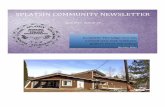 SPLATSIN COMMUNITY NEWSLETTERApril 2017, ISSUE 72 SPLATSIN COMMUNITY NEWSLETTER Complete! The lodge now has a brand-new roof, windows, gutters, fascia and siding! Michele Niles 2 TABLE