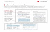 eBook Annotation Features - LexisNexis · Reference on-point passages and your prior insights quickly with the LexisNexis® Digital Library eBook annotation features. Your personal