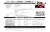 Dr Mehboob Ahmed - University of the Punjabpu.edu.pk/images/cv/14089398551074.pdf · 2019. 11. 28. · DR. MEHBOOB AHMED Father’s Name: Ahmed Khan Date of Birth: 15 April 1979 Place