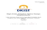 High-Order Adaptive Optics Design Requirements · High-Order Adaptive Optics Design Requirements SPEC-0146, Revision A Page 1 of 73 1. Overview 1.1 Document Scope The High-Order Adaptive