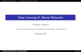 Deep Learning II: Neural Networks cnn.pdfآ  Neural networks: Basics Convolutional neural networks Task: