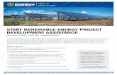 START RENEWABLE ENERGY PROJECT ......Who Is Involved The START team is comprised of DOE and national laboratory experts in renewable energy project development and implementation.