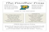 The Panther Press€¦ · SEE WHAT’S HAPPENING IN YOUR CLASS VIA TWITTER: FRESHMEN @PineridgeCO2021 SOPHOMORE @PRHS2020 JUNIOR @PRHS_2019 SENIOR @PRHS_2018 . 9 CONGRATULATIONS FUN