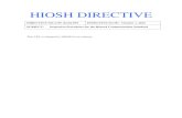 HIOSH DIRECTIVE - Hawaii · Cancellations: OSHA Instruction, CPL 02-02-038, Inspection Procedures for the Hazard Communication Standard, March 20, 1998. OSHA Instruction, CPL 02-02-039,