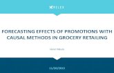 FORECASTING EFFECTS OF PROMOTIONS WITH CAUSAL … · 2. Demand Forecasting Forecasting Techniques Qualitative Techniques Based on the subjective expectations and experiences of a