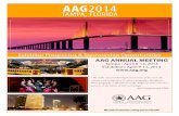 AAG2014 - American Association of Geographers · About the Annual Meeting The AAG Annual Meeting is an interdisciplin-ary forum open to anyone with an interest in geography and related