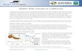 Water Risk Trends in California - V2€¦ · Water Risk Trends in California Trends are only useful if you can take ac2on based on them. We will look at the macro trends of California