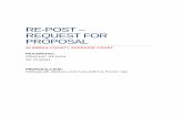 RE-POST REQUEST FOR PROPOSAL - Court of Alameda · RFP Title: Graphic Design RFP Number: SC 013/041 5 rev 9/24/12 b. The Proposer must submit one (1) original and four (4) copies