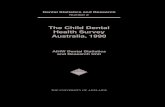 The Child Dental Health Survey Australia, 1990 · Dental Statistics and Research Unit. The Child Dental Health Survey for Australia, 1990. Bibliography ISSN 1321-0254 Suggested citation
