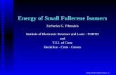 Zacharias G. Fthenakis Institute of Electronic Structure ...esperia.iesl.forth.gr/~fthenak/Fullerenes_oral.pdf · An atlas of fullerenes, (Oxford: Clarendon Press), 1995 Energy of