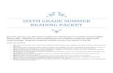 Sixth grade summer reading packet - Hereford Middle School · ksteinwedel@bcps.org Happy Reading! Kathryn A. Steinwedel Hereford Middle School Language Arts Department Chair . RL1