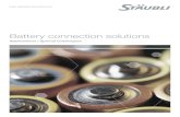 Battery connection solutionsec.staubli.com/AcroFiles/Catalogues/SZ_APP-Battery-11014164_(en)… · Pioneering contact technology for in-creased eﬃ ciency The entire Stäubli Electrical