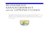BUSINESS MANAGEMENT and OPERATIONS · external financial reporting, charge card management, stewardship accounting and reporting, ... FY 2006 Accomplishments • Obtained an unqualified