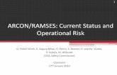 ARCON/RAMSES: Current Status and Operational Risk · ARCON n CERN development in the 80’s for LEP n VME Bus (CPU 68040) n OS9 (Operating system) n MIL1553 (field bus) / Ethernet