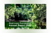 RAINFOREST PARTNERSHIP Annual Report 2009 · 2017. 9. 7. · Rainforest Partnership 2008/2009 Accomplishments: 2008 Received IRS 501(c)(3) designation Established an endowment with