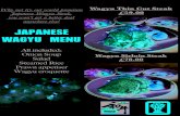 JAPANESE WAGYU MENU - Microsoft€¦ · WAGYU MENU All included: Onion Soup Salad Steamed Rice Prawn appetiser Wagyu croquette Wagyu Sirloin Steak £78.00 Wagyu Thin Cut Steak £59.00