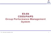 E5-E6 CSSS/PA/PS Group Performance Management Systemtraining.bsnl.co.in/DIGITAL_LIBRARY_SOURCE/upgradation/e5e6/E5-E… · Budget adherence on opex (% actual spend vs. budgeted) (on