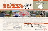 RI Troopers Association OCTOBER CLAYS SHOOT 4...9:45AM - Safety Briefing 10:00AM - Fun Shoot Lunch to follow! Non-Shooters may register for lunch only at a rate of $50 per person.