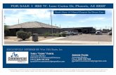 2615 W Lone Cactus Dr - images1.loopnet.com · storage yard in North Phoenix close to 2 major highways! The ±3,709 sf ofﬁce has reception/lobby area, private ofﬁces, open ofﬁce
