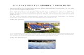 SOLAR COMPLETE PRODUCT BROCHURE - Envirochem · your carbon footprint and your electric bills. As the world's largest solar panel manufacturer, ... Investing in a solar PV system