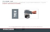 RFID keyless digital combination lock - Probe lockers buzz€¦ ·  TYPE M TYPE M RFID keyless digital combination lock USER INSTRUCTIONS