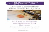 Clinical Laboratory Evaluation Program...Clinical laboratory permits are valid for one year, commencing on July 1 of each year (initial permits can be issued at any time during the
