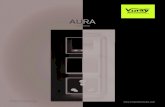 Aura Brochure ( for website) ctc copy - Vinay Electricals€¦ · AURA The seamless interplay of sleek, emotive form, the classy Aura collection has its own design characteristic