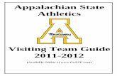 Appalachian State AthleticsPark your Bus or Van on the side of the road. Walk down to Varsity Gym. On Hwy 221/321 North: Take Hwy 221/321 North to Rivers St. Take Left at the light