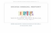 2014/15 ANNUAL REPORT · 2020. 4. 9. · WINES OF WESTERN AUSTRALIA ANNUAL REPORT 2014 - 15 _____ Contents Introduction 3 2014/15 Strategic Priorities 4 2015/16 Strategic Priorities