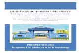 SIDHO-KANHO-BIRSHA UNIVERSITY · sidho-kanho-birsha university (constituted under sidho-kanho-birsha university act 2010, west ben. act xii of 2010, approved by ugc under 12 b status,