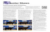Junior Shows SHOWRING - Angus Journal · J430, an April 2014 son of S&R Lookout J210 by Lindsey Schmoll, Wausau. Reserve grand champion steer was HA Melvin, a March 2014 son of PVF