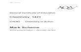 General Certificate of Educationww.alevelchem.com/aqa_a_level_chemistry/exam/store/Jan10/AQA-C… · CHEM2 - AQA GCE Chemistry 2010 Mark Scheme January series 4 1 c ii M1 – Statement