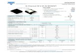 FEATURES PowerPAK 1212-8 Single D Gen IV power MOSFET D 8 ... · D D 8 D 7 D 6 5 N-Channel MOSFET G D S ORDERING INFORMATION Package PowerPAK 1212-8 Lead (Pb)-free and halogen-free